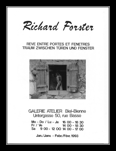 1993 REVE ENTRE PORTE ET FENETRE Galerie Decovision